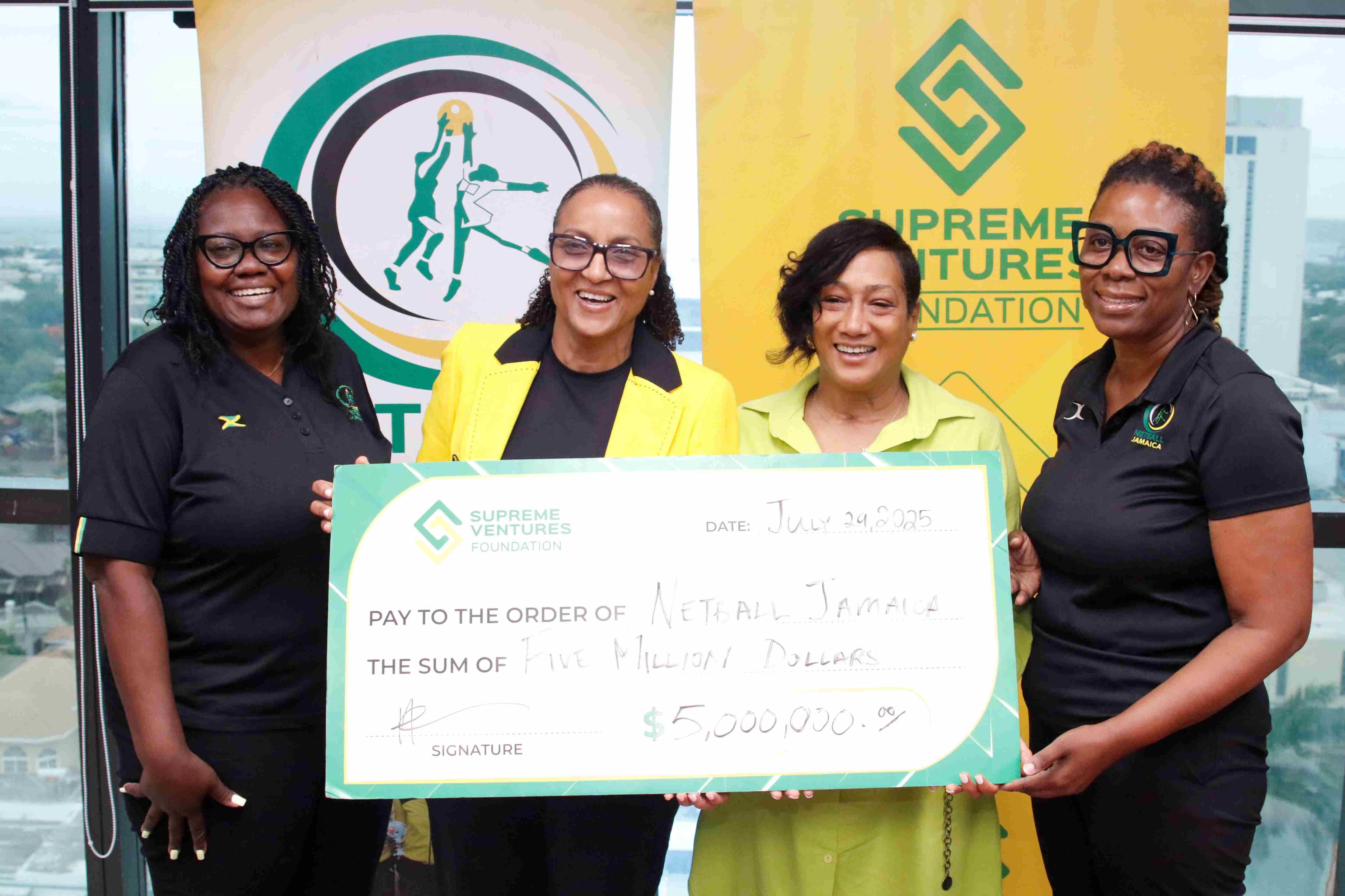 Supreme Ventures Foundation Makes Major Play with $5 Million Sponsorship for Under-21 Sunshine Girls