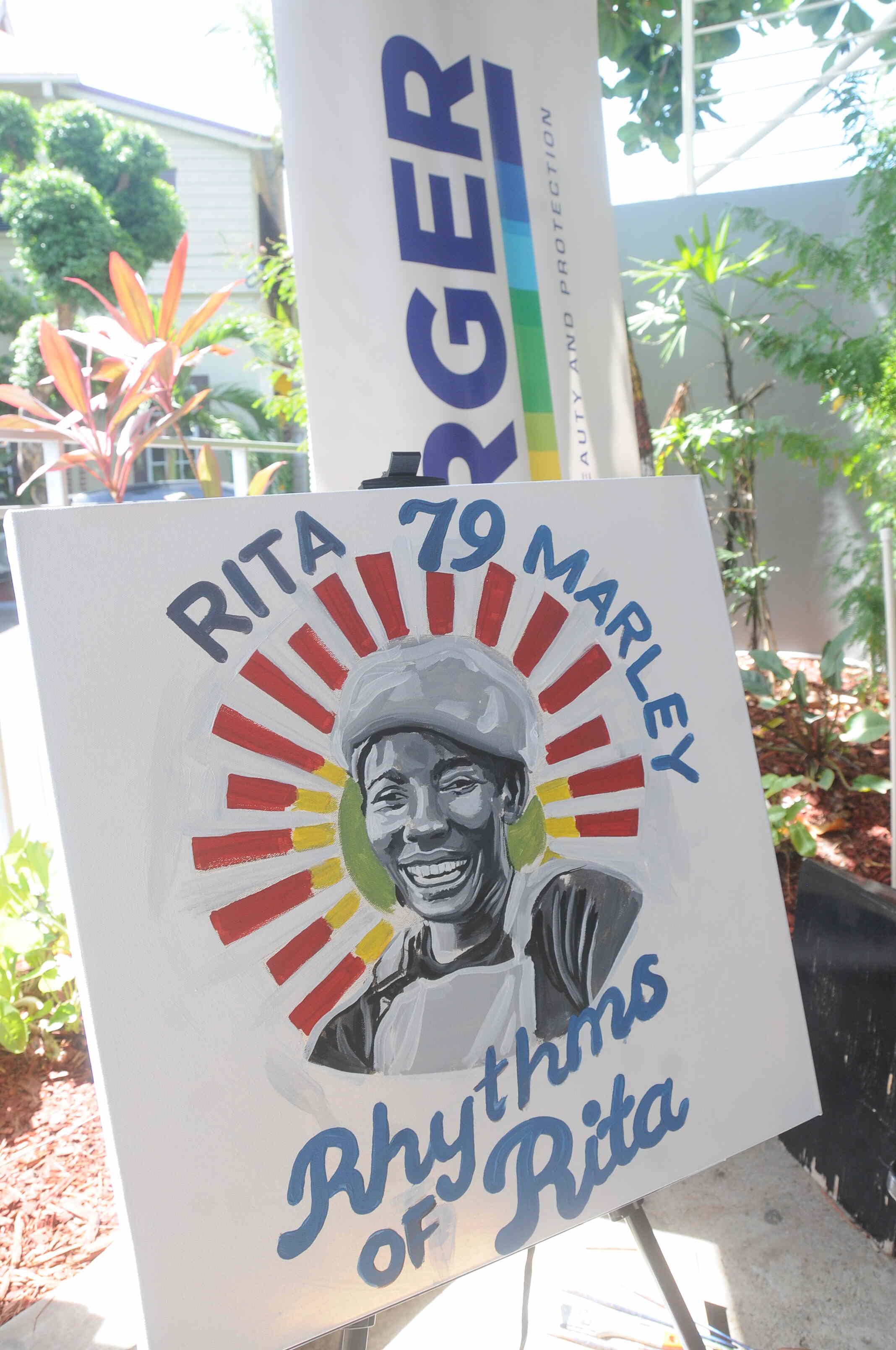 Berger Paints and Bob Marley Museum Celebrate Rita Marley's 79th Birthday with Live Art Experience