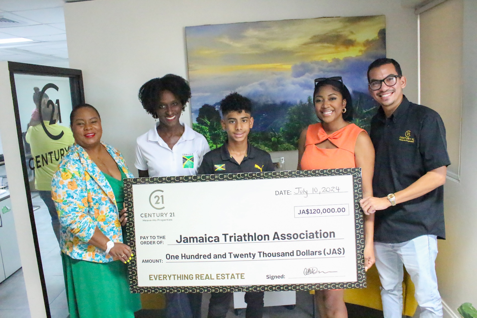 Century 21 Backs Rising Star Samir Azan for Carifta Championships in Barbados